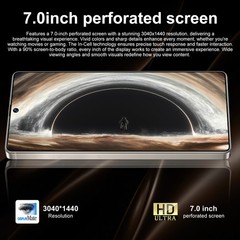 Unlocked Cell Phone 25 Ultra Dual SIM 5G Smartphone Android 15 Cheap Phone