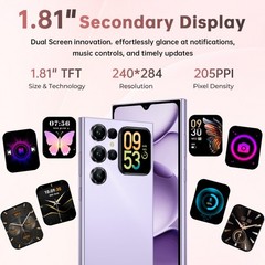 OUKITEL C62 Cell Phone 6.88&Prime; Dual Screen 16GB+128GB 5150mAh Android 15 T-Mobile