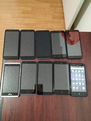 Lot of 10 Mixed Brand LG/WIKO/alcatel and other 16GB Smartphone