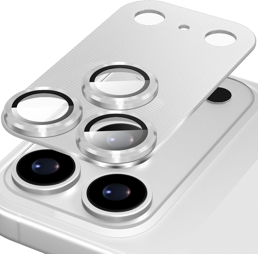 Camera Lens Protector for iPhone 17 Pro Max – Tempered Glass Metal Frame
