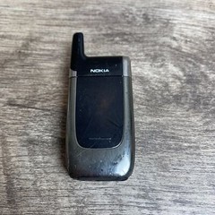 Nokia 6061 Black Color Screen Dual Band Single Sim Cingular Flip Cellular Phone