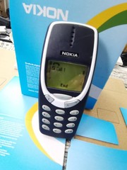 Nokia 3310 Navy blue Unlocked 2G GSM 900/1800 Mobile Phone (with Snake II Game)