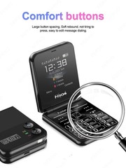 Unlocked SERVO 4 SIM Card Foldable Mobile Cell Phones Dial Torch Magic Voice