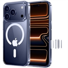 Clear iPhone 17 Pro Max Case, Shockproof Military Grade, Slim Thin Design