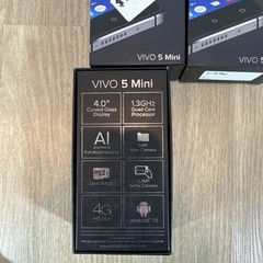 BLU Vivo 5 Mini V050Q GSM Unlocked Smartphone 4”8GB Silver Android 6.0 Used Test