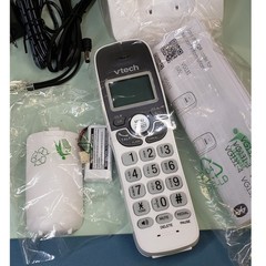 VTech VG131 White Cordless Phone With Speakerphone, Bluetooth