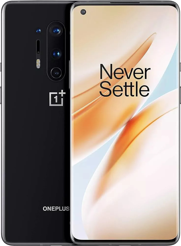 Unlocked OnePlus 8 Pro 5G 8+128GB/12+256GB Storage 6.78&Prime;48MP Onyx Black 4510mAh