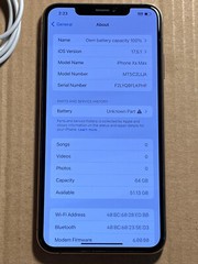 Apple iPhone XS Max 64GB Gold (Unlocked) A1921 (CDMA + GSM) READ