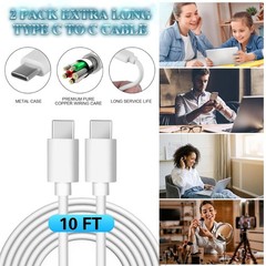 2-Pack 25W Fast Charge Type-C Adapter for Samsung Galaxy S24+/S25 Ultra