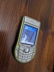 NOKIA 6630 GREEN WORKING CELL PHONE WITH CHARGER