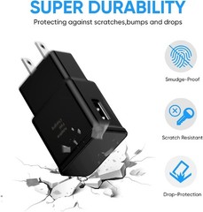 6FT Type-C Fast Charger Wall Adapter for Galaxy S9 S10 S20 S21 S22 S23