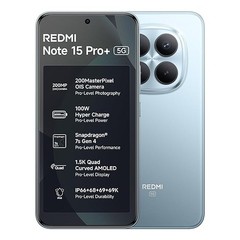 Xiaomi Redmi Note 15 Pro Plus 5G Unlocked | 6500mAh Battery |12GB RAM 256GB