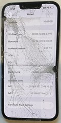 FULL POWER, GSM UNLOCKED MIDNIGHT iPhone 14, 128GB A2649 MPUA3LL/A FOR REPAIR.