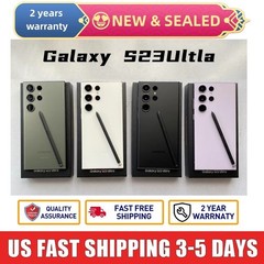 New Sealed Samsung Galaxy S23 Ultra 5G S918U 256GB/ 512GB 6.8&Prime; Factory Unlocked