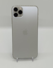 Apple iPhone 11 Pro Max 64GB Unlocked Silver Smartphone Battery Cap – 90% A2161