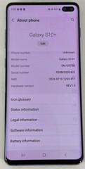 Cracked Samsung Galaxy S10+ (SM-G975U) – 128 GB – UNLOCKED – Prism Black