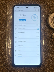 Motorola Moto Edge 5G 2021 XT2141 256GB Nebula Blue Verizon Original OPEN BOX A+