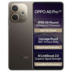 OPPO A5 Pro 5G (Brown 8GB RAM 128GB) MediaTek Dimensity 6300 Global Version.