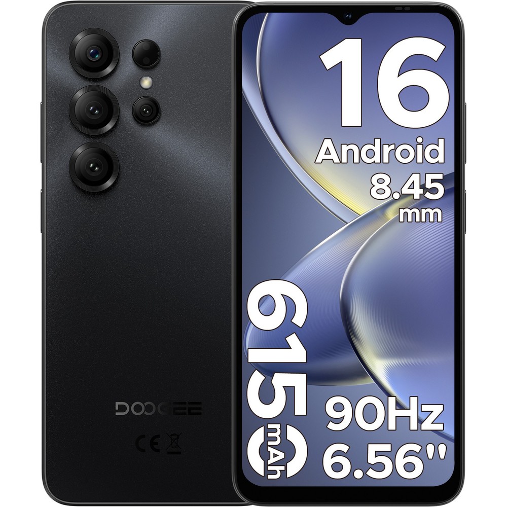 DOOGEE Note56X Android 16 Unlocked Cell Phone Smartphone 24GB+64GB 6.56 Inch 4G