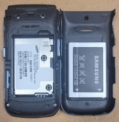 Samsung Chrono SCH-R260 – Blue and Black ( U.S. Cellular ) Rare CDMA Flip Phone