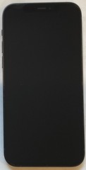 USED BLACK GSM UNLOCKED iPhone 12, 256GB A2172 MGFF3LL/A, 79% BATTERY, iOS 18.5