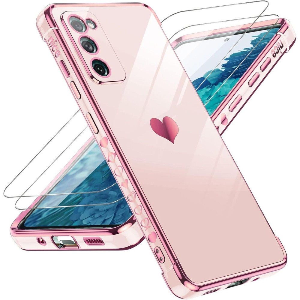 For Samsung Galaxy S20 FE 5G Case With Screen Protector & Shockproof TPU Cover
