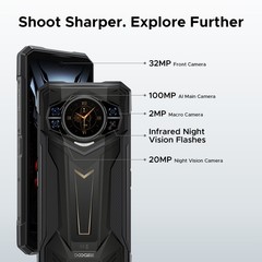 DOOGEE S200 Plus 5G Rugged Phone 2026, 36GB+512GB Android Cell Phone 6.72&Prime; FHD