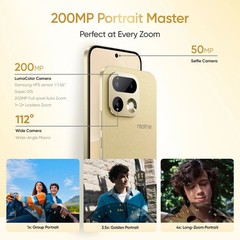 realme 16 Pro 5G (Gold, 256GB 8GB RAM) Dimensity 7300 Max Gobal Version