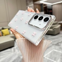 Case for Samsung Galaxy A55 5G 6.6&Prime;, Bling Glitter 3D Bow Cute Sparkly Design