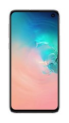 Galaxy S10E SM G970U 128GB Prism White AT&T Unlocked EXCELLENT 9+/10!