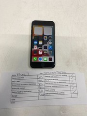 Apple iPhone 7 32GB Black A1778 Factory Unlocked- 82% Battery