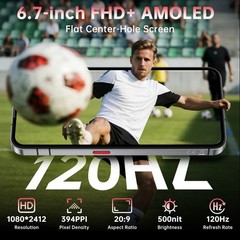OUKITEL WP210 5G Rugged Phone 36B+512GB 6.7&Prime; FHD+ 8800mAh Battery 45W NFC