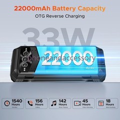 Unlocked Rugged Phone DOOGEE V Max Pro 5G 22000mAh 512GB Android 6.58&Prime;FHD+ 120Hz