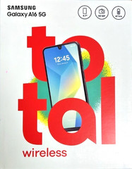 Samsung Galaxy A16, 128GB, 5G, BLACK – Total Wireless Prepaid Smartphone – NEW