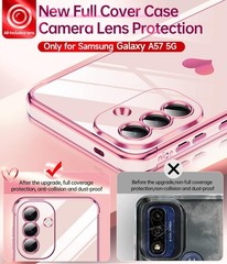Samsung Galaxy A57-5G Phone Case with Tempered Glass Screen Protector and Lens P