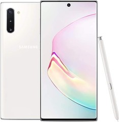 Samsung Galaxy Note10+ SM-N975U1 Unlocked 256GB Aura White A Heavy Burn