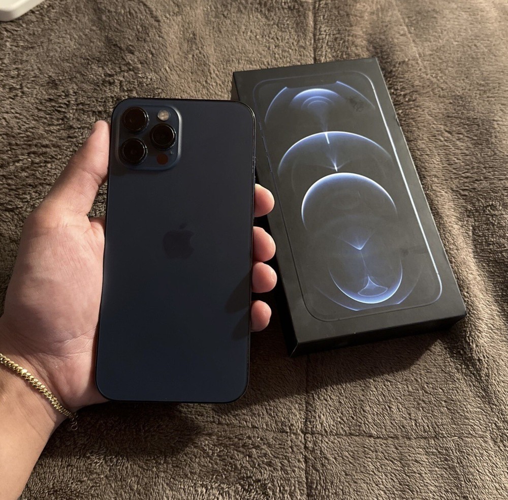 Apple iPhone 12 Pro Max – 128GB – Pacific Blue (Unlocked)