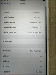 iPhone 8 Plus 64GB Gold SEE DETAILS UNKNOWN CARRIER