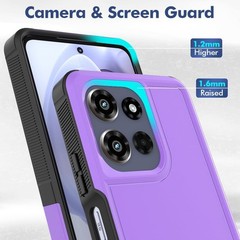 for Moto G Power 2026/2025 Case with HD Screen Protector, Heavy Duty Cell Phone