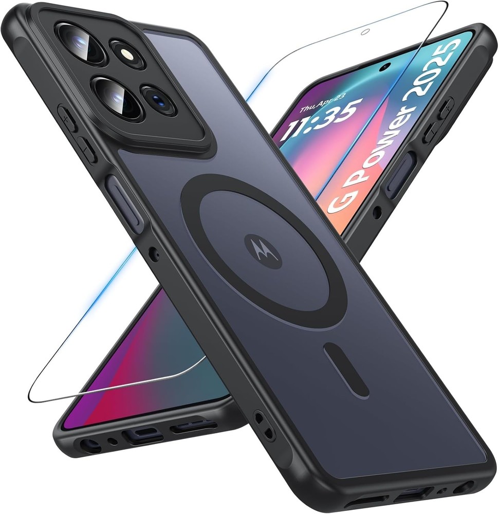 For Motorola Moto G Power 5G 2025 Case with 1x Screen Protector,Shockproof cover