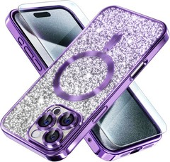 Magnetic for iPhone 16 Pro Max Case [Military Grade Drop Protection] Soft Phone