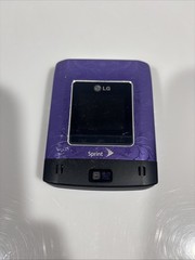 LG Lotus LX600 Purple Floral Sprint Flip Phone (Used/ Parts)