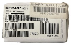 Sharp – FX Plus ADS1 Mobile Phone (Unlocked) – Black 3G GSM HSDPA New for Parts