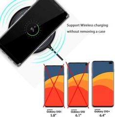 For Samsung Galaxy S10+ Plus Case Clear 9H Tempered Glass Back Shockproof Cover