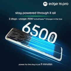 MOTOROLA edge 70 pro (Green, 256GB 8GB RAM) Factory Unlocked Smartphone