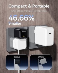 2 Pack 45W USB-C Fast Charger Block for iPhone 17/16/15, Galaxy S24 Ultra