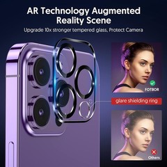 3+3 PCS Screen Protector & Camera Lens Protector for iPhone 14 Pro Max 6.7 Inch