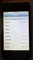 iPhone 3G 8GB Black (AT&T) A1241 (GSM) Fast Ship Good Used CRACK Back