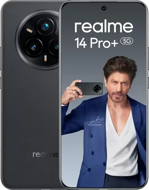 realme 14 Pro+ 5G Factory Unlocked Dual SIM 256GB Storage 8 GB RAM-Suede Grey