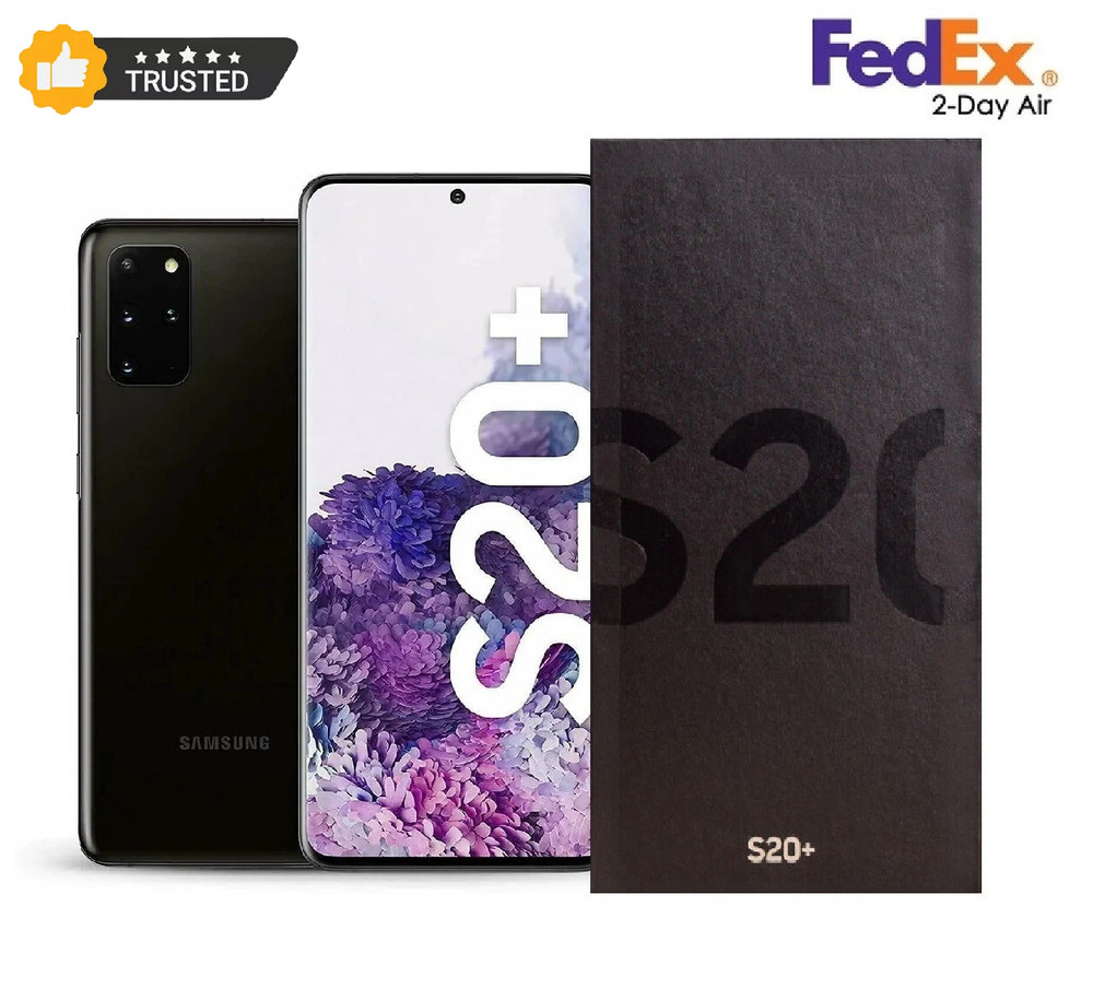 BRAND NEW Samsung Galaxy S20+ Plus 5G G986U 128GB Fully Unlocked – Cosmic Black